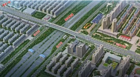 【环通公司】广运潭大道跨绕城高速立交项目正式开工建设